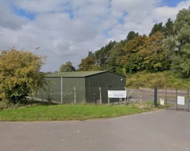 The Severn Trent Water site at Redhill off the A5 near Telford. 