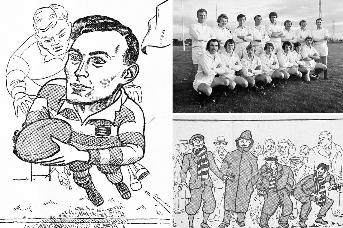 Newport Rugby Club wird 80: 34 Bilder und faszinierende Karikaturen aus ...