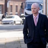 Graeme Dott outside court