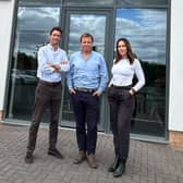 Chloe Goldrick has joined the Shrewsbury office of property consultancy Berrys, pictured with head of commercial property Jan Losch (left) and partner Cameron Frazer