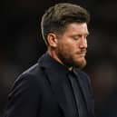 Scotland coach Sebastien Pocognoli looks frustrated against Switzerland