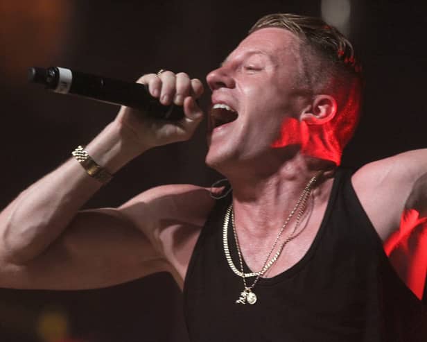 Macklemore on stage