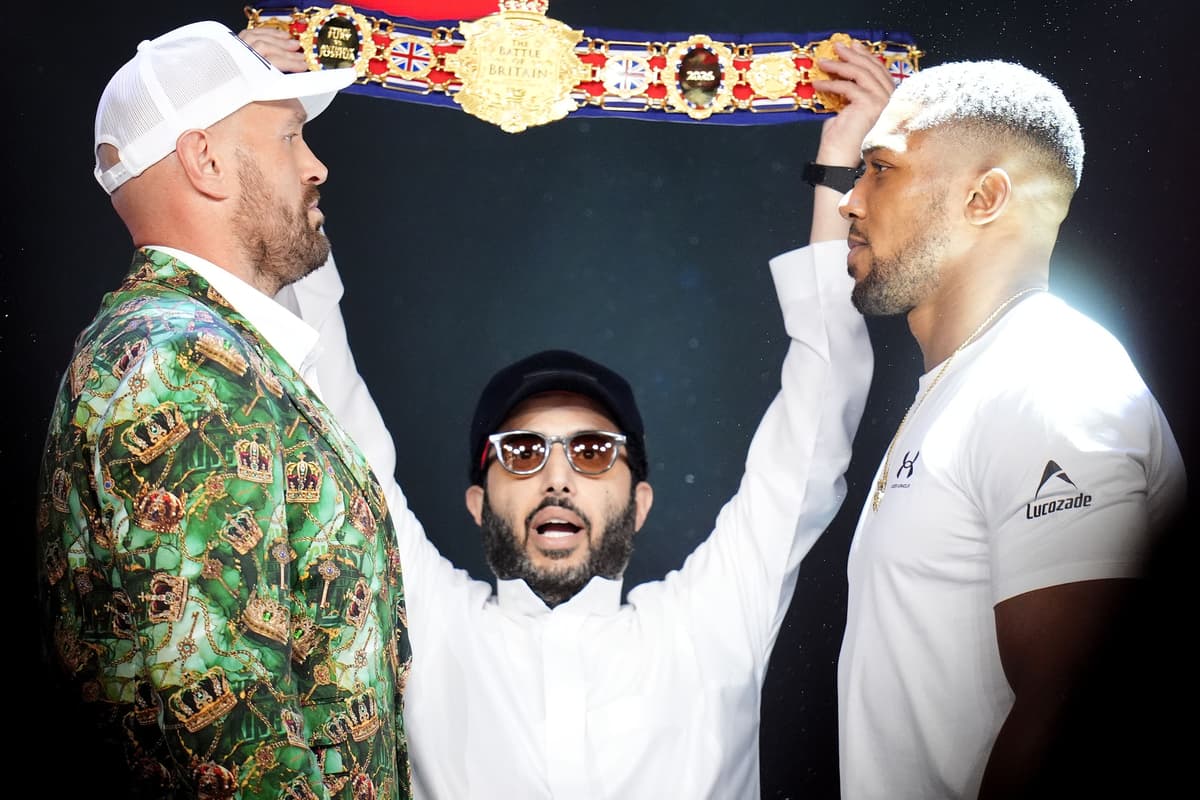 Tyson Fury and Anthony Joshua engage in cordial first press conference