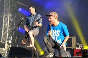 Enter Shikari performing on stage