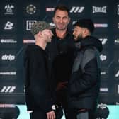 Sean Bruce and Hamza Uddin face-off.