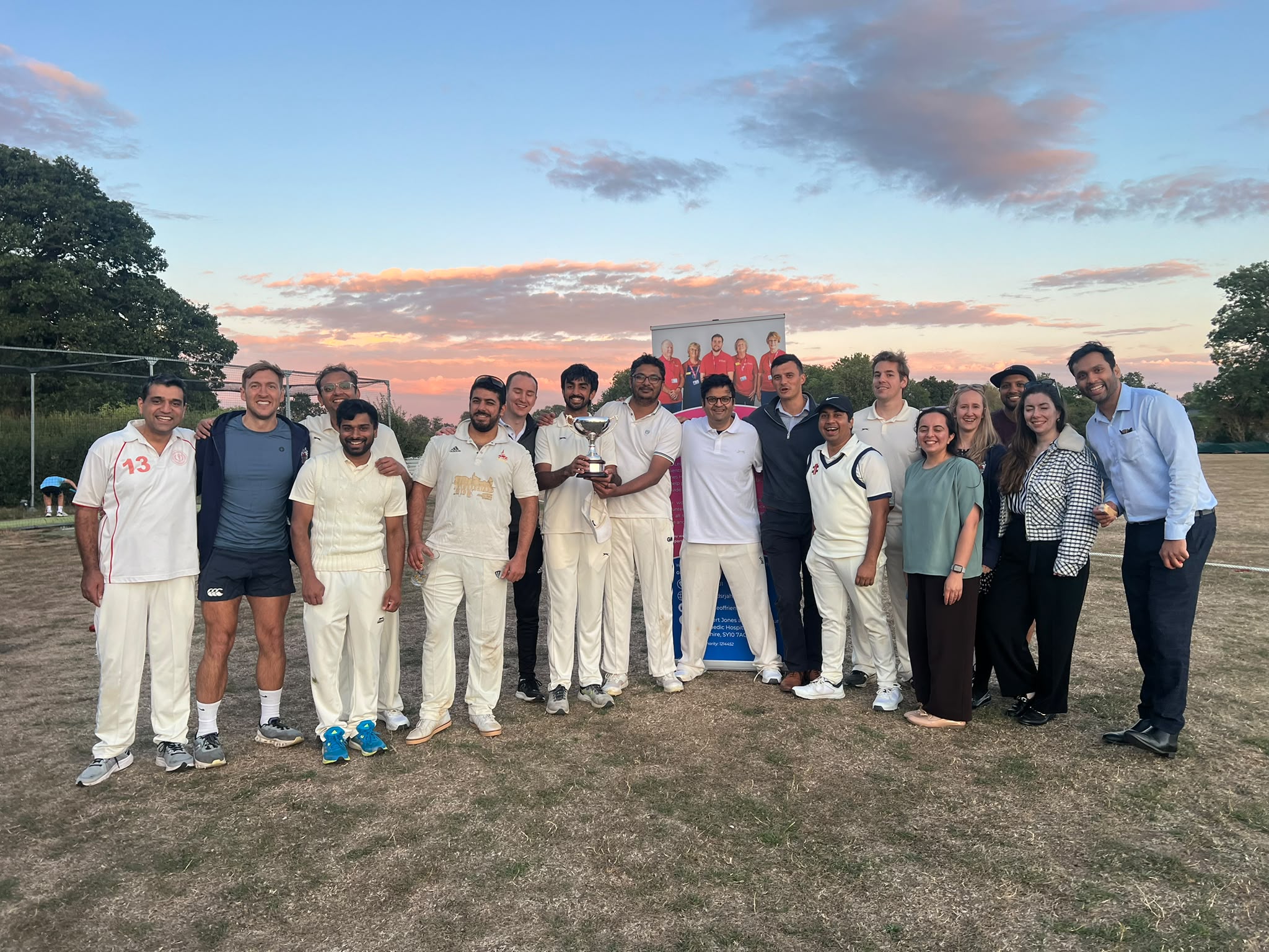 Hospital charity cricket match raises hundreds of pounds for charity