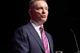 Northern Ireland Secretary Sir Chris Bryant speaking during the Labour Party Conference at the ACC Liverpool