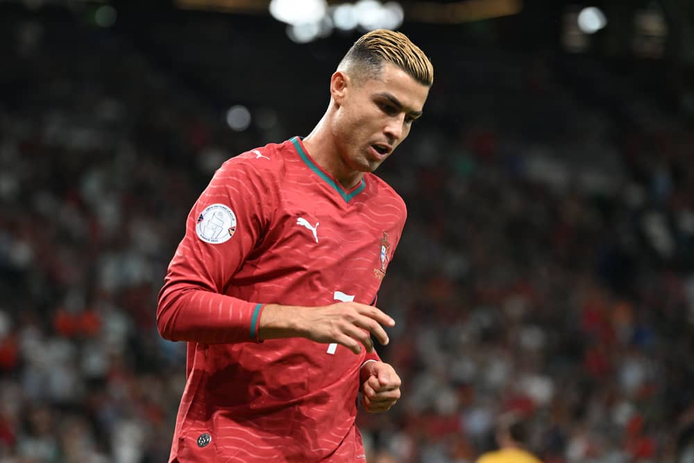 Cristiano Ronaldo running