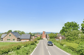The A490 at Chirbury