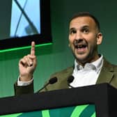 Green Party leader Zack Polanski delivers his speech during the autumn conference