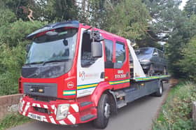 The vehicle was seized by Market Drayton officers.