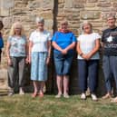 Buzz, Bernadette, Jenny, Caz, Angie and Lisa from Kington and New Radnor for winning the Novice section of the HDG striking contest at Bromyard