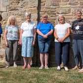 Buzz, Bernadette, Jenny, Caz, Angie and Lisa from Kington and New Radnor for winning the Novice section of the HDG striking contest at Bromyard