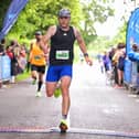 Wayne Davies competing in the Cheshire 10km