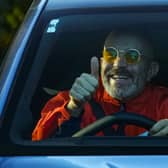 Manchester City manager Enzo Maresca is all smiles on the way into training