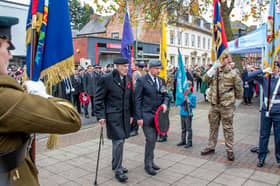 Remembrance commemorations in past years in Oswestry 