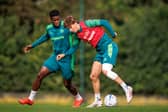 Fer Lopez in Wolves training this week