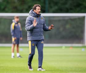 Wolves boss Cesar Peixoto in training this week