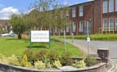 Llandrindod Wells War Memorial hospital. From Google Streetview.