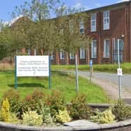 Llandrindod Wells War Memorial hospital. From Google Streetview.