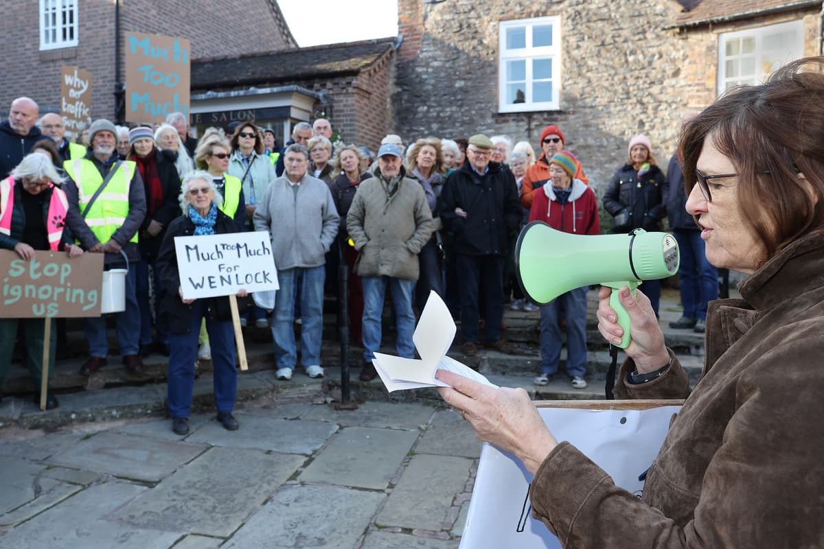 'Too much': 'Ignored' Shropshire town residents take to streets over ...