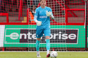 Kidderminster's on-loan goalkeeper Jack Wint.