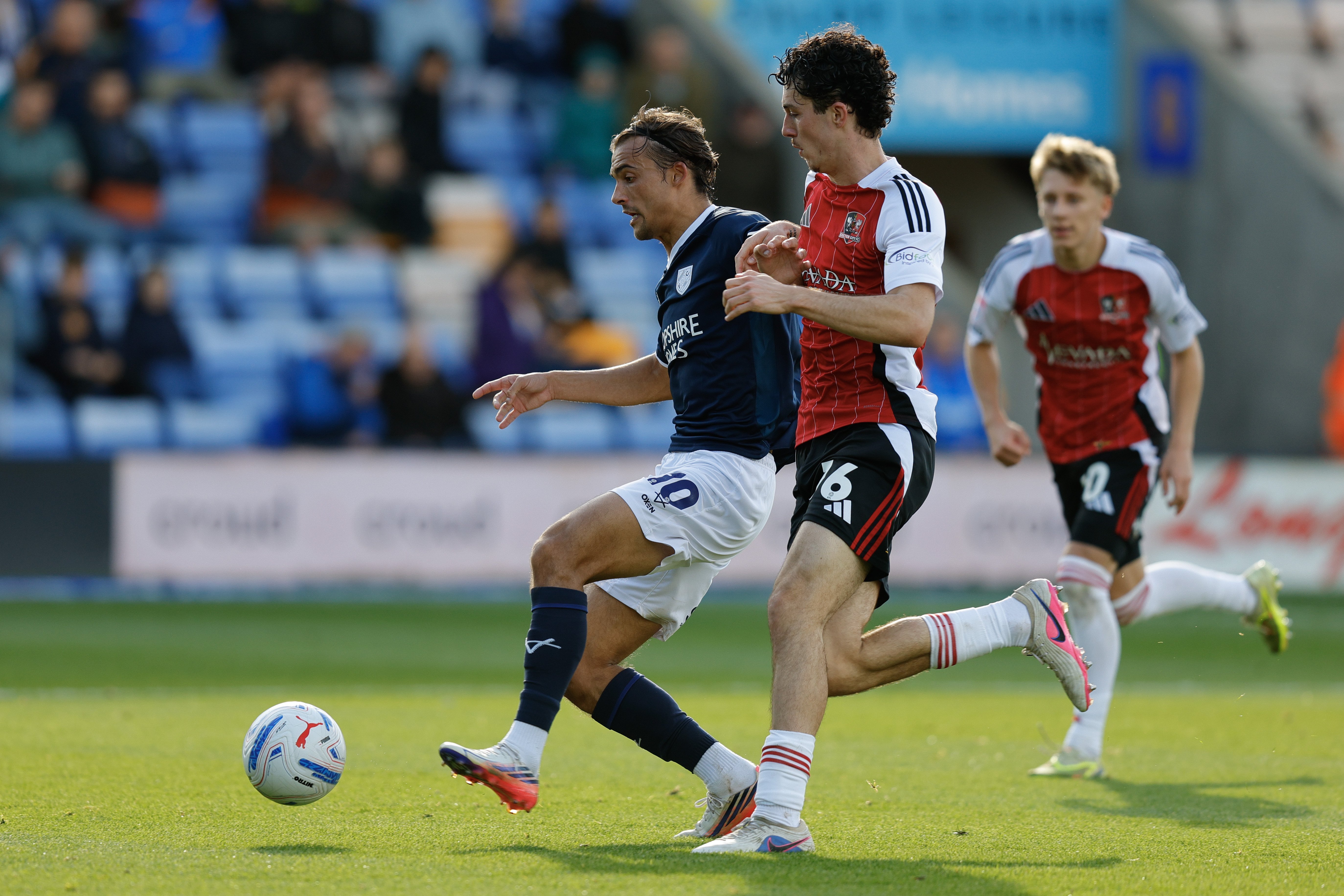 Shrewsbury Town’s unbeaten run ends with late Exeter City defeat