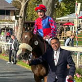 Coul Angel after winning at York