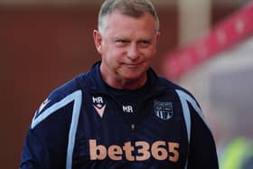 Stoke manager Mark Robins