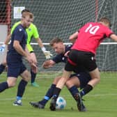 Radnor Valley battled their way to victory at Corwen Pics: Stuart Townsend