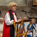 The Archbishop of Canterbury at St Laurence's Church in Ludlow taking part in a celebration of lay ministry 