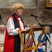 The Archbishop of Canterbury at St Laurence's Church in Ludlow taking part in a celebration of lay ministry 