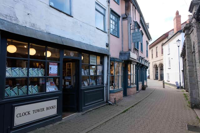 One of Hay's narrow, winding streets filled with interesting, unique shops