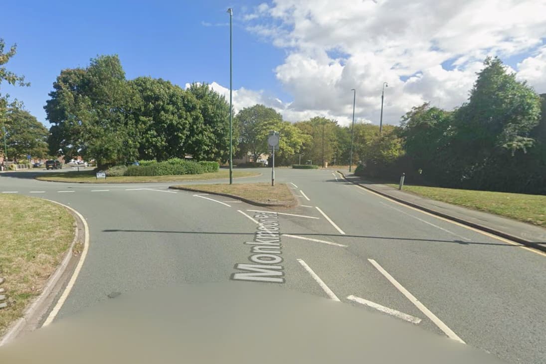 Road left closed near Shrewsbury police station after crash