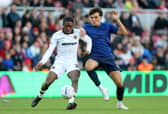 Wolves midfielder Jean-Ricner Bellegarde (left) in action against Middlesbrough