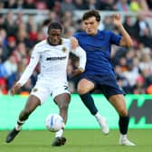 Wolves midfielder Jean-Ricner Bellegarde (left) in action against Middlesbrough