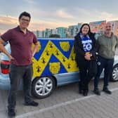 Councillor Greg Ebbs of Shropshire Council in Ukraine delivering vital aid