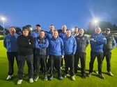 Shropshire Star Cup winners Bridgewater face the camera at Newport