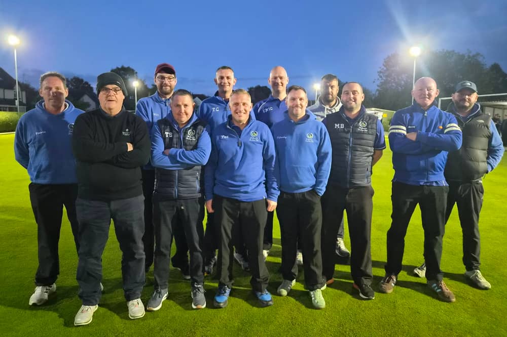 Shropshire Star Cup winners Bridgewater face the camera at Newport