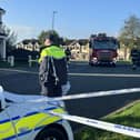 Emergency Services at the scene of an overnight fire in the Birchwood estate in Waterford City