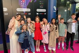 Wrekin Prep pupils attending the film’s premiere at the BFI IMAX earlier this year.