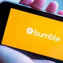 Bumble App on screen of mobile phone