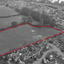 An aerial view of the site provided as part of the application.