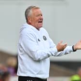 Chris Wilder on the touchline