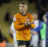 Kieran Trippier applauds Wolves fans at Molineux after their defeat to Bolton