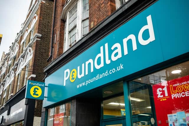   Poundland store