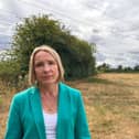 Helen Morgan MP at the Lower Frankton substation site