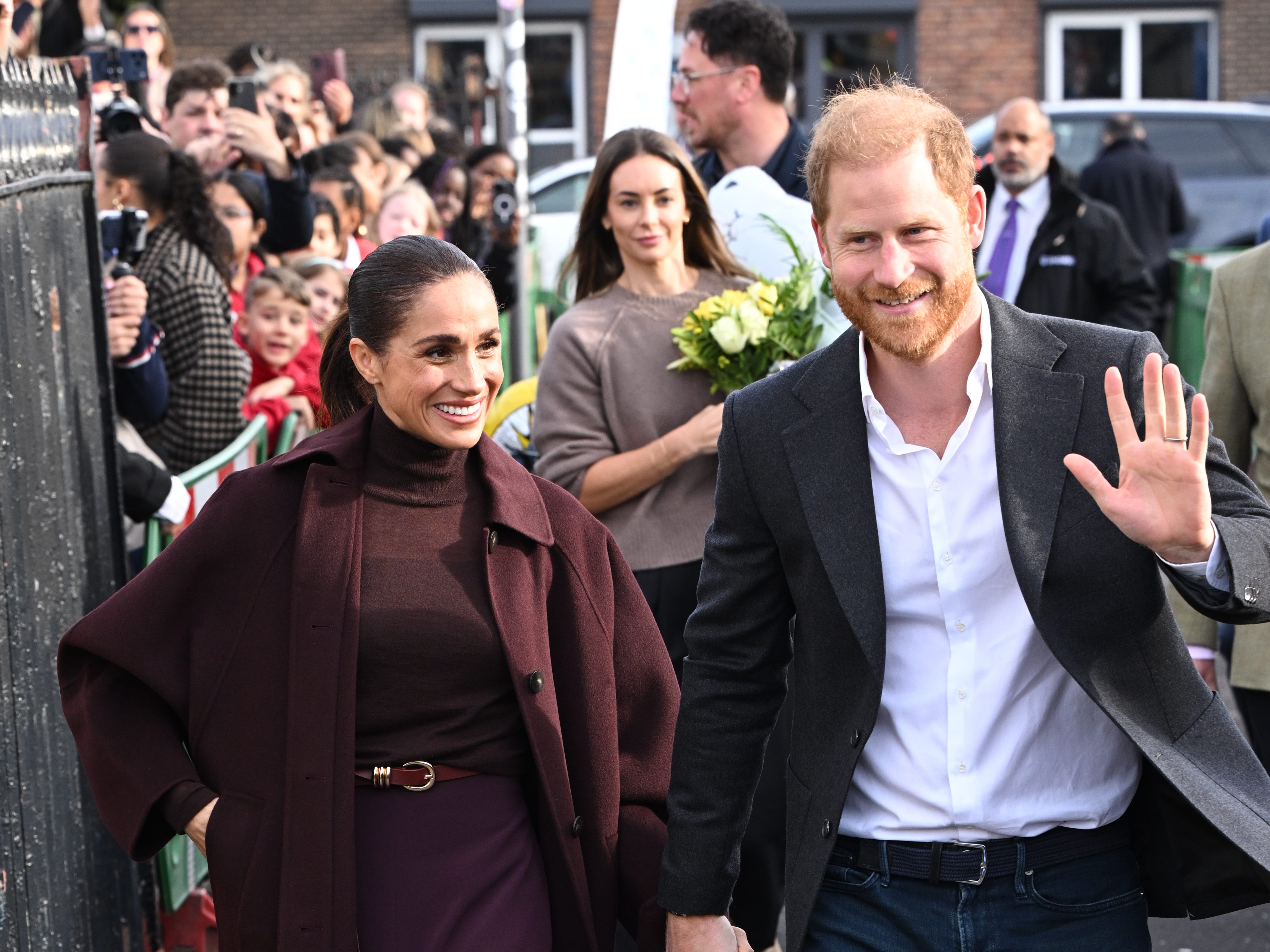 Meghan says ‘it’s great to be back’ at first joint engagement since UK ...