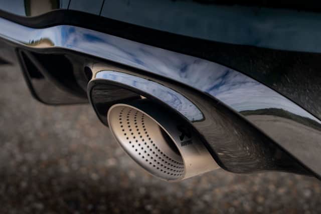 Upgraded exhausts come as part of the Performance Pack