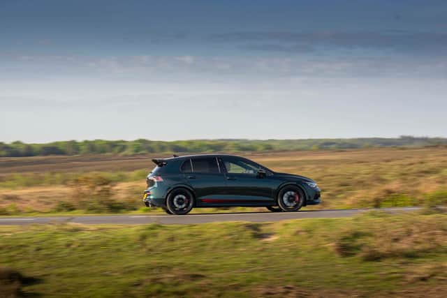 The standard five-door layout means this Golf is still very practical